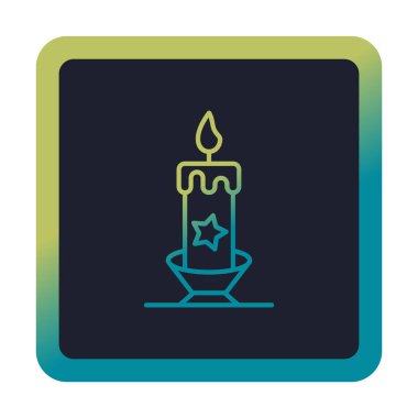 Mum web simgesi, vektör çizim