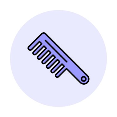 Tarak. Web simgesi basit illüstrasyon 