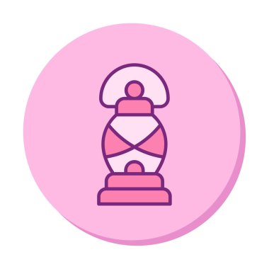 fener düz simgesi, vektör illüstrasyonu 