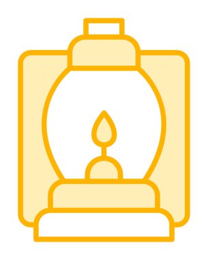 fener düz simgesi, vektör illüstrasyonu 