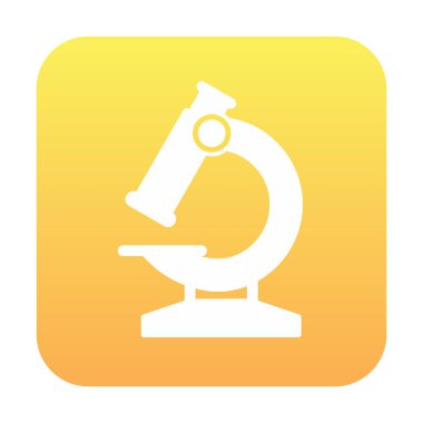  Mikroskop. simge vektör illüstrasyon tasarımı