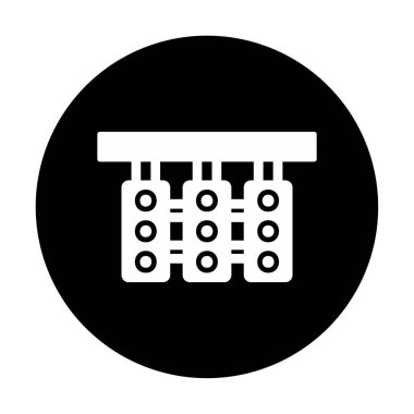 Trafik ışıkları web simgesi, vektör çizim 