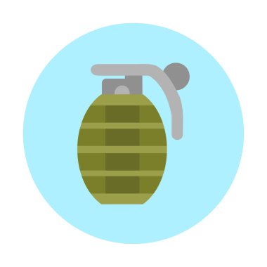 El bombası simgesi, vektör illüstrasyonu