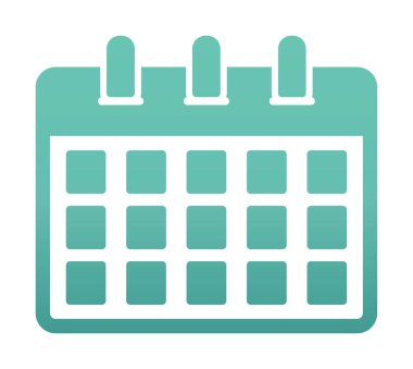 Takvim web simge vektör çizim