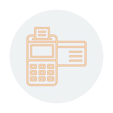 Kredi Kartı Makinesinin vektör çizimi