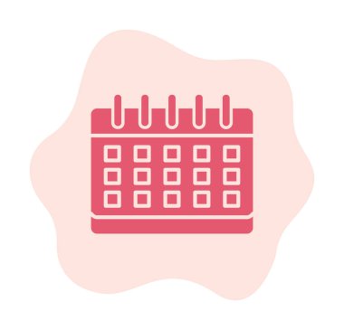 Takvim web simge vektör çizim