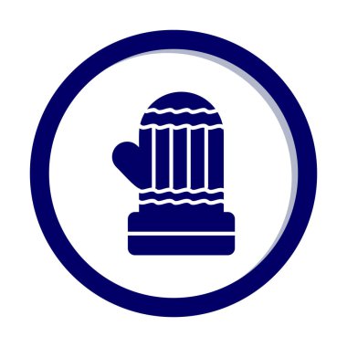 mitten simge vektör çizim