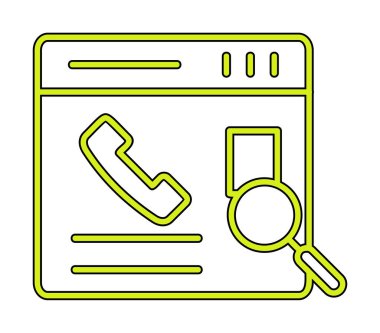 Kişinin vektör çizimi Modern simgeyi ara                            