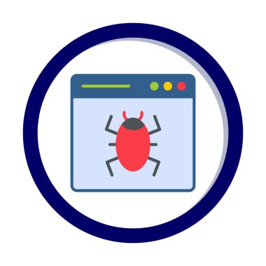 Yasak web sitesi vektör simgesi 