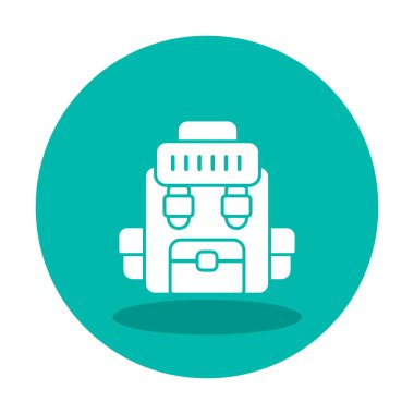 Askeri Sırt Çantası vektör çizimi