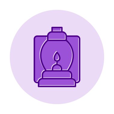 fener düz simgesi, vektör illüstrasyonu 