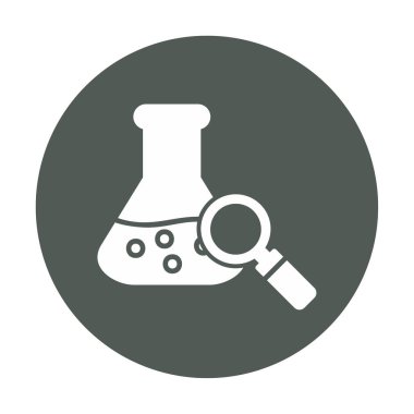 Araştırmacı simgesi beyaz arkaplanda izole edildi 