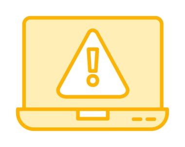 Hata vektör çizimi, Konsept ve grafik tasarım için Adware vektör çizgisi simgesi. 