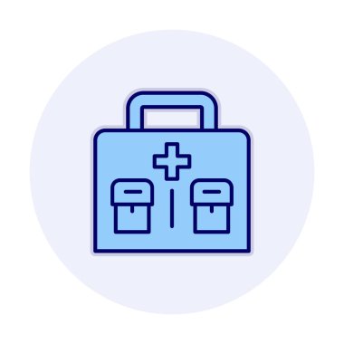 İlk yardım kiti vektör illüstrasyonu
