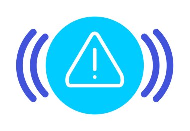 uyarı işareti simgesi, vektör illüstrasyonu  