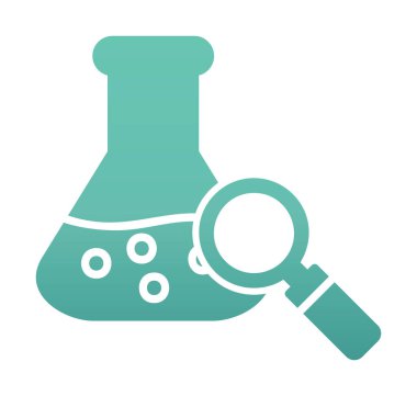 Araştırmacı simgesi beyaz arkaplanda izole edildi 