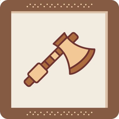 Balta ağ simgesi, vektör illüstrasyonu 