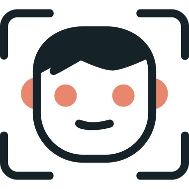 avatar erkek kullanıcı simgesi, yüz kimliği 