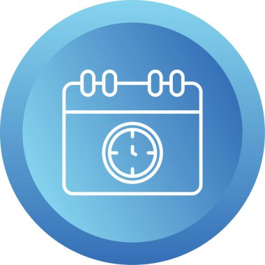 Takvim. Web simgesi basit tasarım 