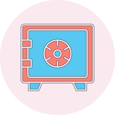 güvenli simge vektör illüstrasyonu 