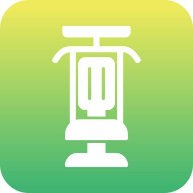 Modern Gym Machine simgesinin vektör çizimi         