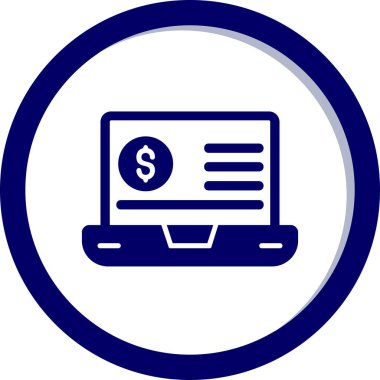 Eğilim biçimi izole edilmiş arka planda mali simge 