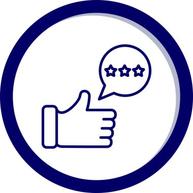 Geri bildirim simgesi, vektör illüstrasyon tasarımı 