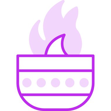 ateş Ağı simgesi basit illüstrasyon 