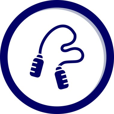 atlama ipi web simgesi, illüstrasyon vektör