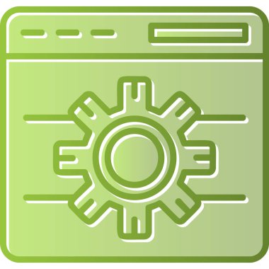 Tarayıcı Notu web simgesi, vektör illüstrasyonu