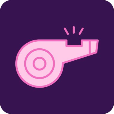 Web tasarımı için ıslık simgesi, vektör illüstrasyonu 