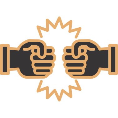 Mücadele Ağı simgesinin vektör illüstrasyonu