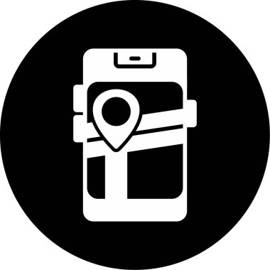 Harita işaretleyici simgesi, konum vektör illüstrasyonu 