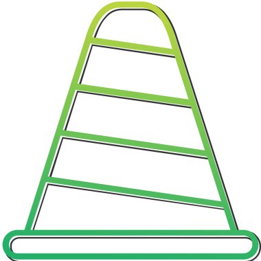 koni simgesi, vektör illüstrasyonu basit tasarım