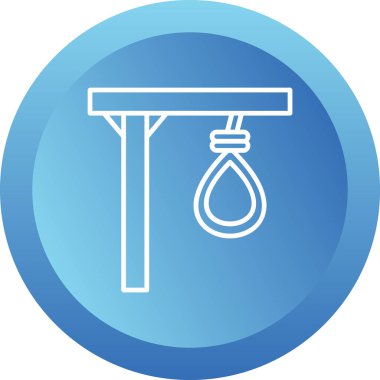 Gallow web simgesi, vektör illüstrasyonu