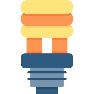 spiral ampul ikonu web basit illüstrasyon