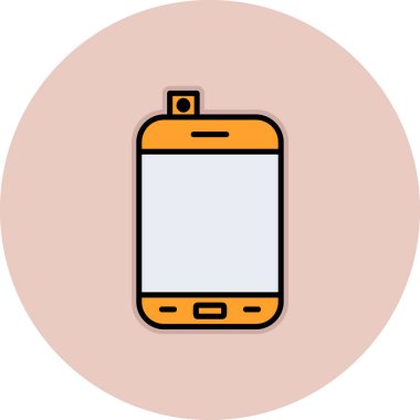 Akıllı telefon. Web simgesi basit illüstrasyon