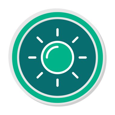 Yansıtıcı simge, vektör illüstrasyonu 