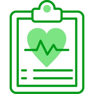 Tıbbi ikonun vektör illüstrasyonu, Sağlık kavramı       