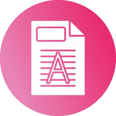 Filigran web simgesi vektör illüstrasyonu