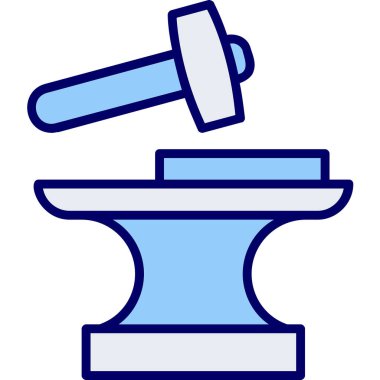 Demirci. Web simgesi basit illüstrasyon          