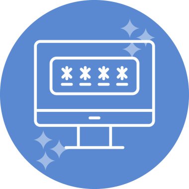 password web icon vector illustration 