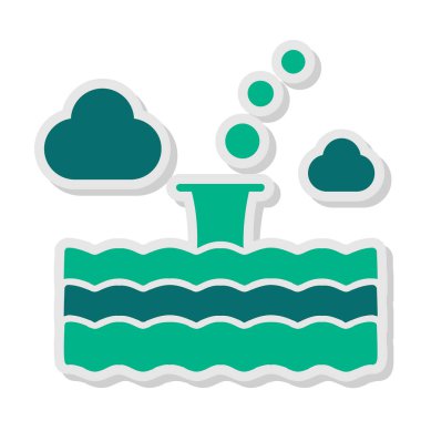 Dalış. Web simgesi basit illüstrasyon