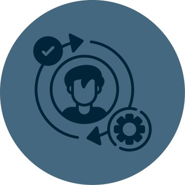 Karar Web simgesi vektör illüstrasyonu oluşturma