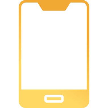 Cep telefonu simgesi, vektör illüstrasyonu 