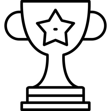 Basit simge, vektör illüstrasyonunu ödüllendir