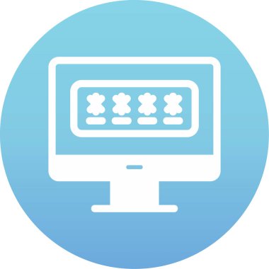 password web icon vector illustration 