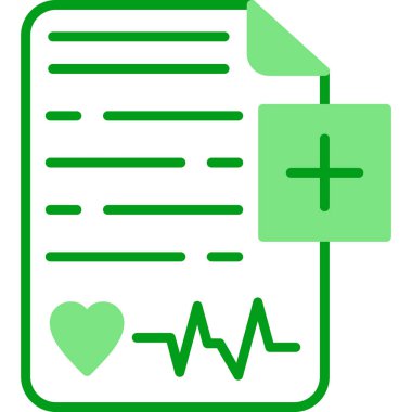 Sağlık Denetimi panosu simgesi, vektör illüstrasyonu 