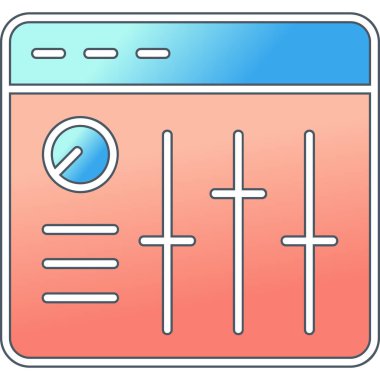 Ses Karıştırıcı vektör çizimi