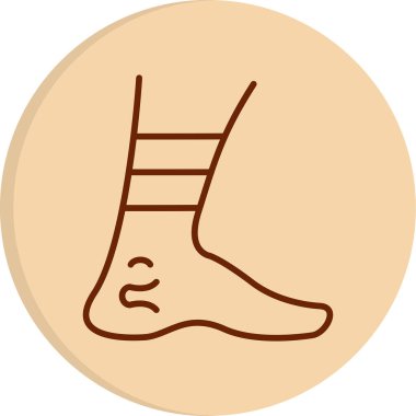  Aşil. Web simgesi basit illüstrasyon